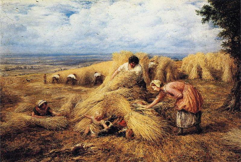 John linnell The Harvest Cradle